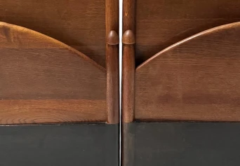 Willem Penaat Art Deco Amsterdamse School Twin Beds for Metz & Co., 1920s